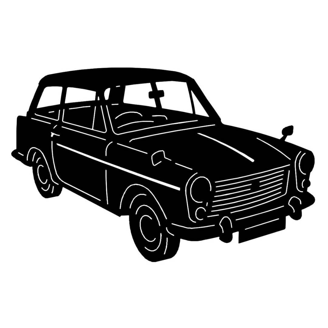 CAR ART Silhouette AUSTIN A40 Farina Mk1 435x278mm