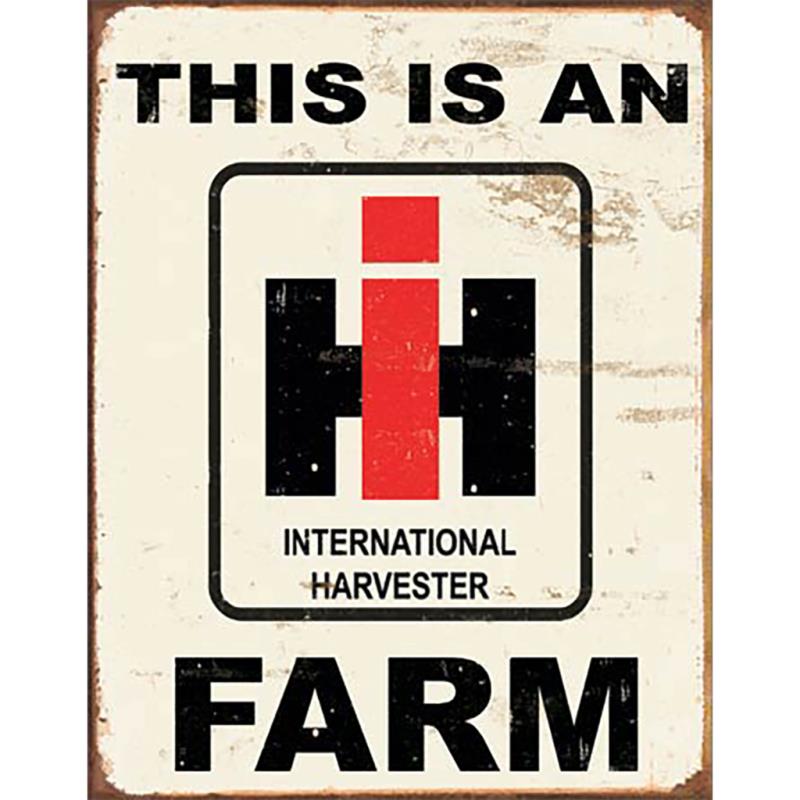 TIN SIGN International Harvester Logo