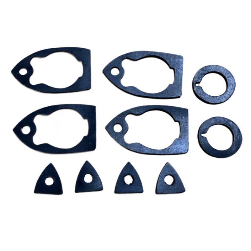 GASKET SET Ford Cortina Mk1 4dr Door Handles and Boot Lock Flat