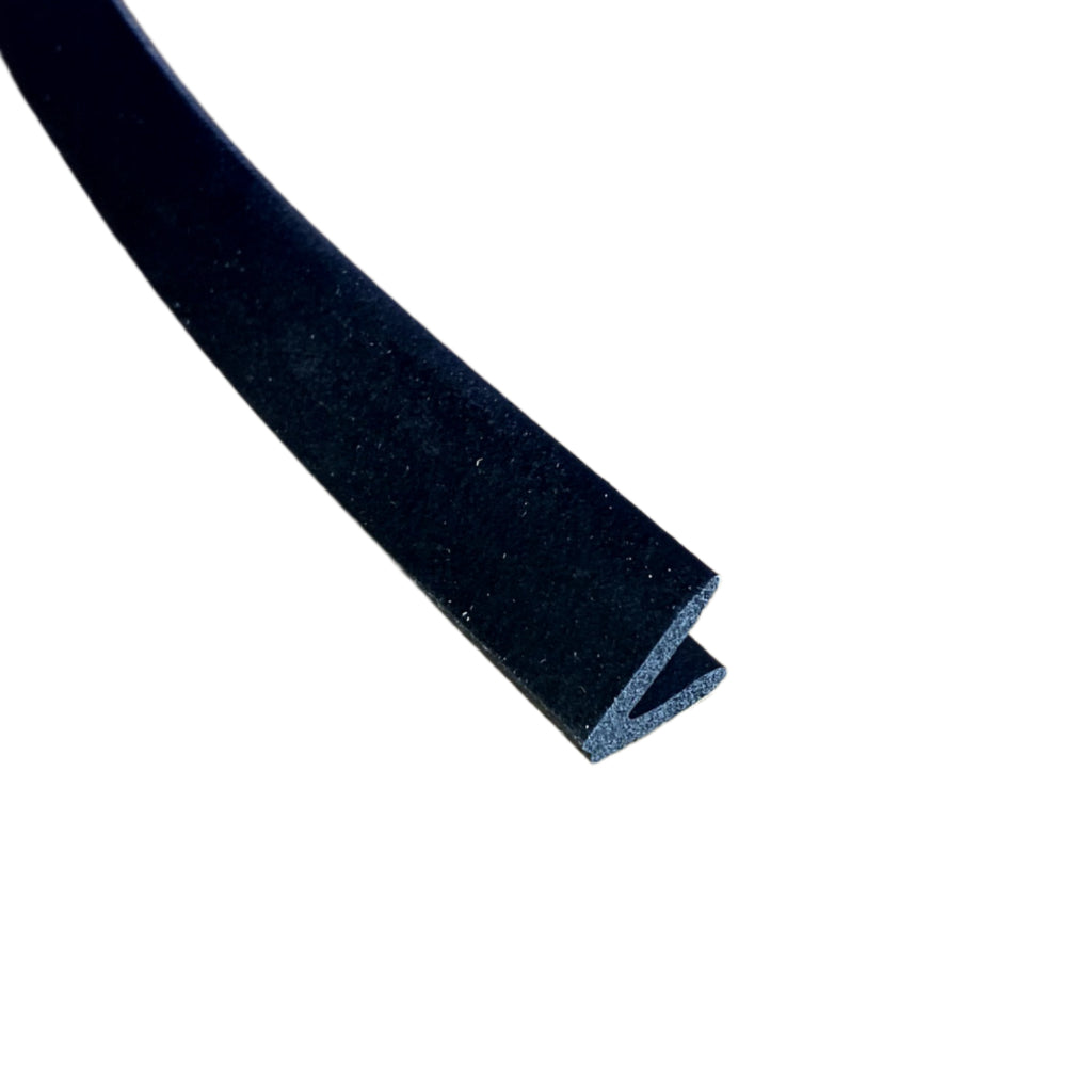 SPONGE RUBBER Shaped Angled Seal  17mm x 14mm per metre Foam Rub