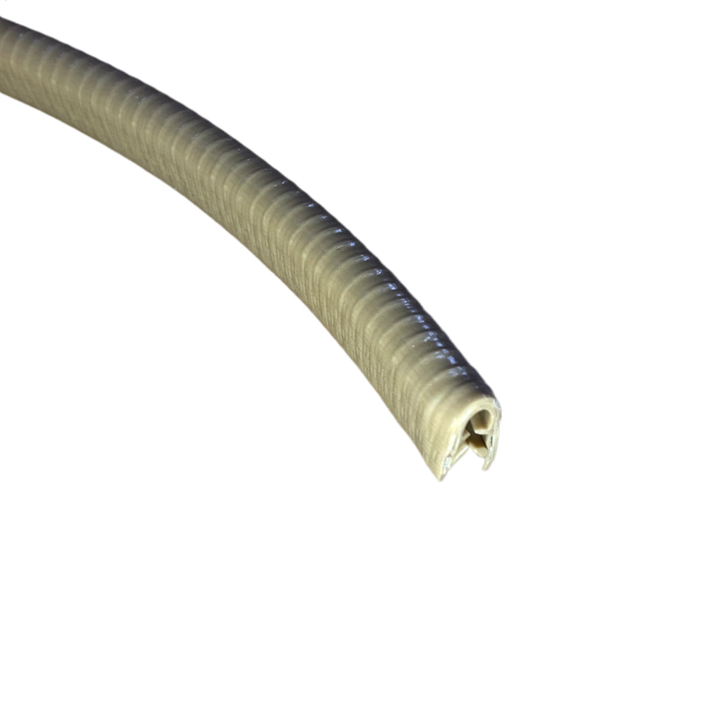 BEIGE/ BROWN PVC WINDLACE Push On Pinchweld Large Patterned