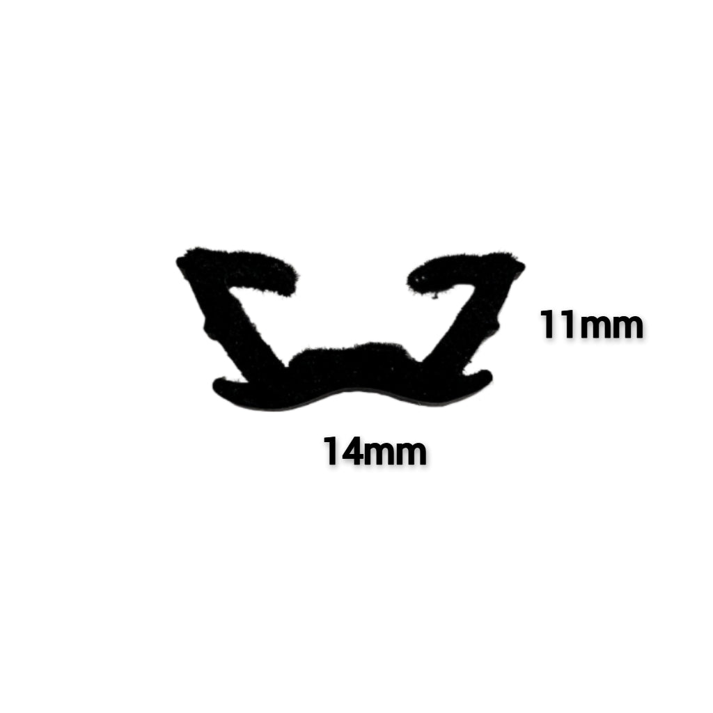 BAILEY CHANNEL Rubber Flocked Window Felt Channel Holden Mazda T