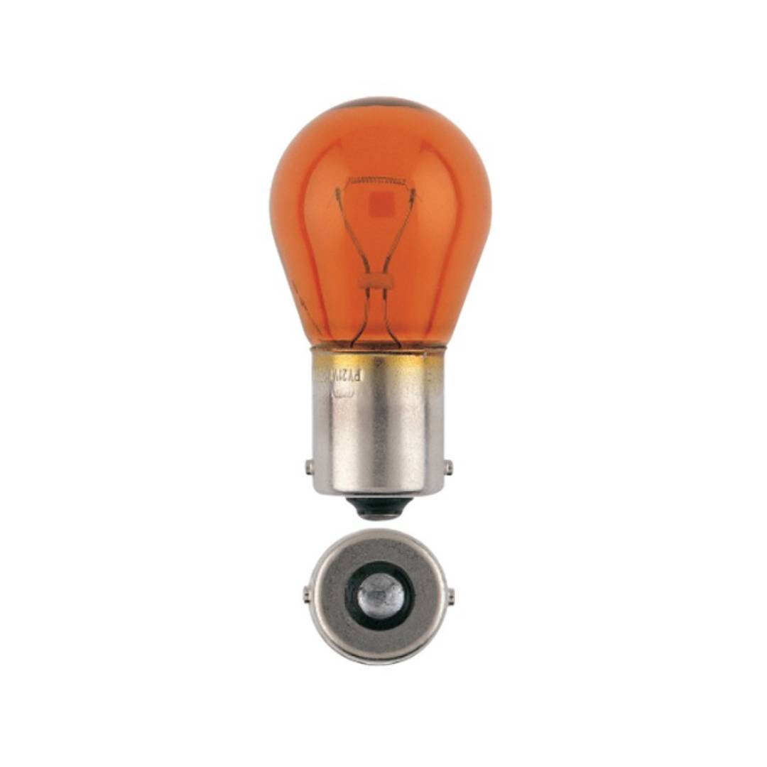BULB AMBER 12V 21W Indicator BA15s Parrallel Single Filament