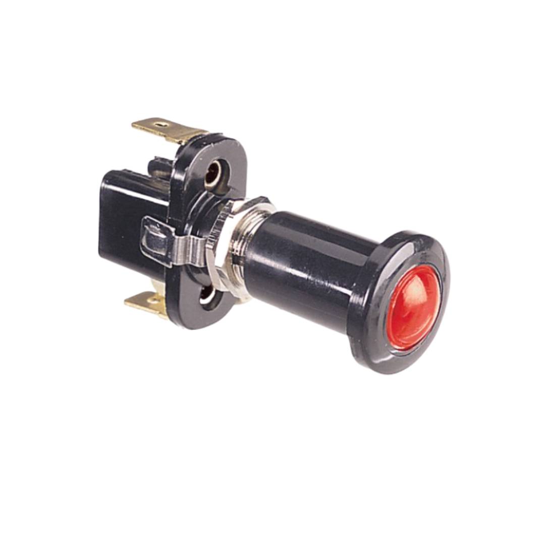 SWITCH, Off/on, push/pull, red