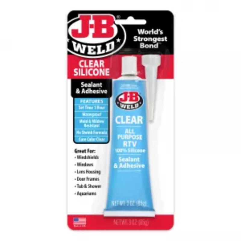 ADHESIVE, JB RTV Clear Silicone Sealant