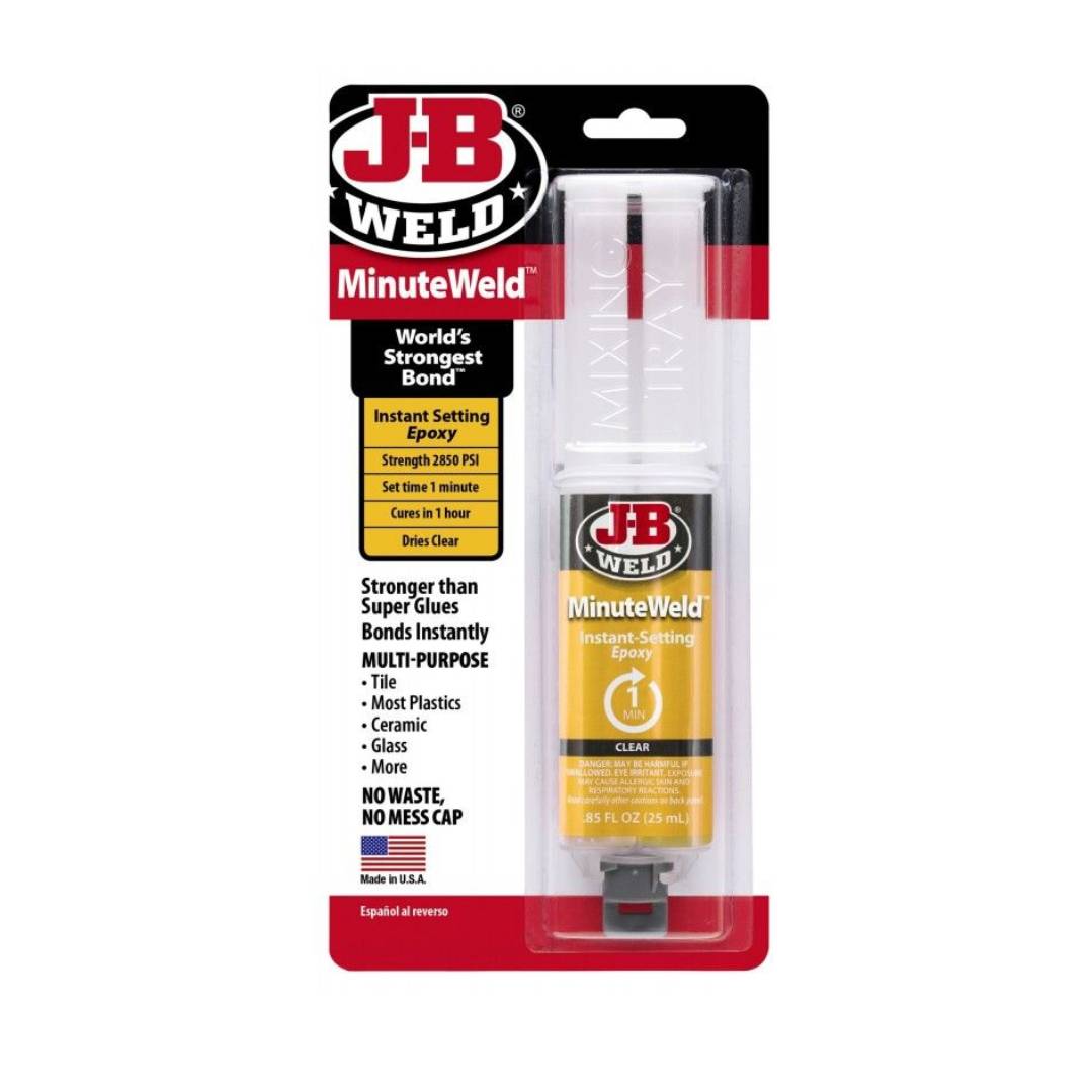 ADHESIVE JB MinuteWeld Clear Instant Epoxy 25ml
