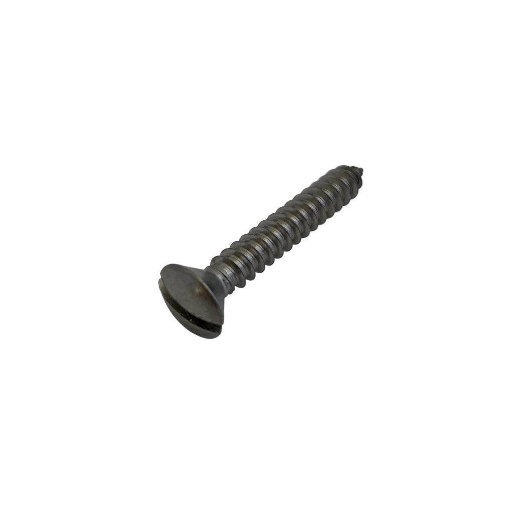SCREW #10 x 1 1/4" RCSK Slot Stainless Steel Dome Counter Sunk