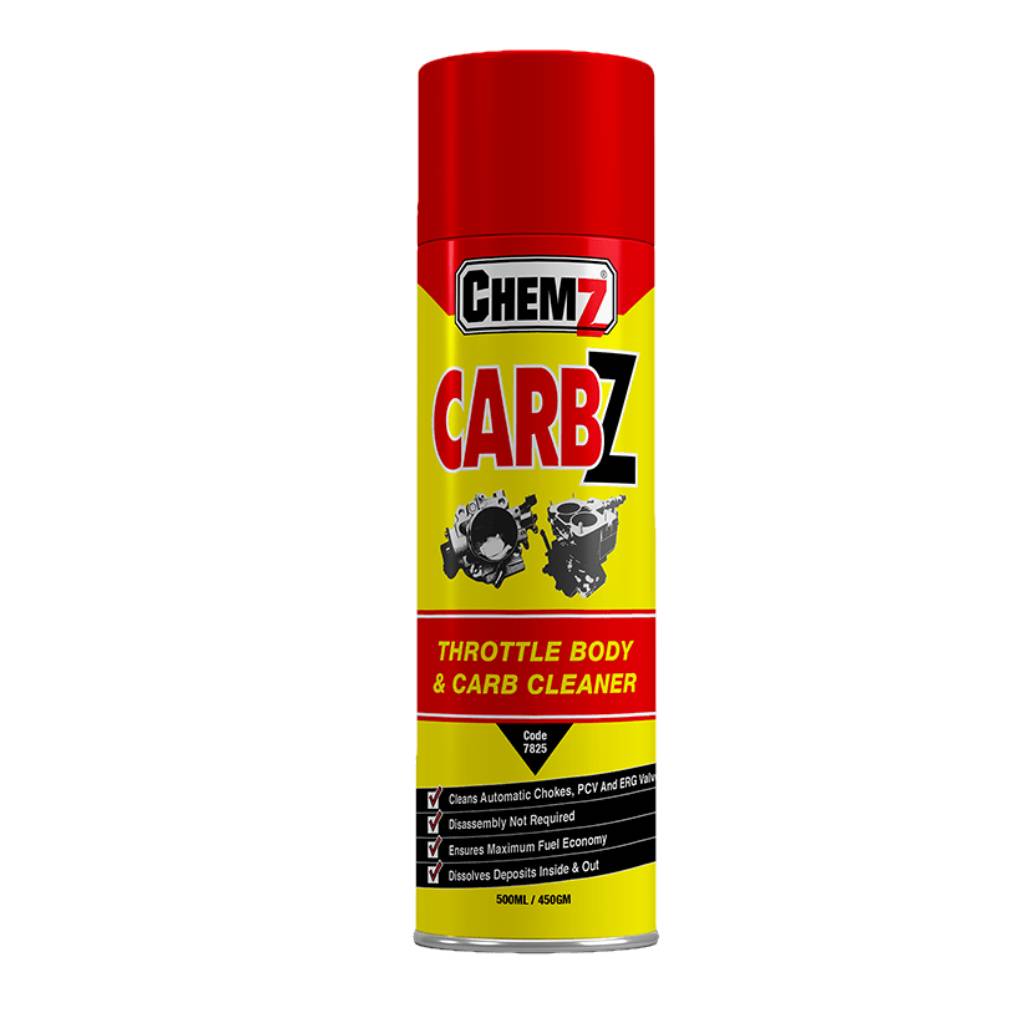 CHEMZ CARBZ Throttle Body and Carb Cleaner 500ml Aerosol