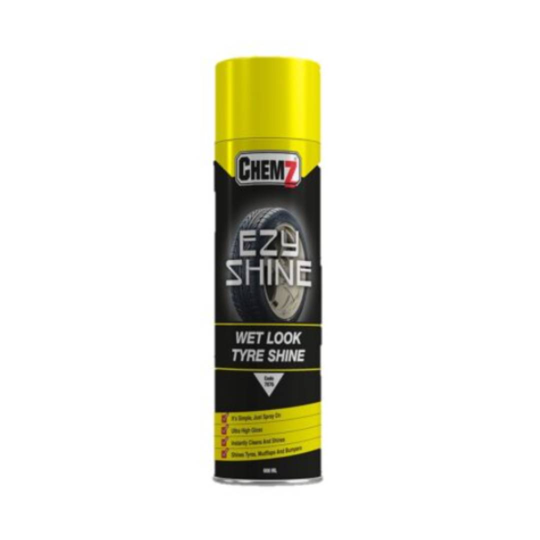 CHEMZ EZY SHINE Tyre Detailer 600ml Aerosol