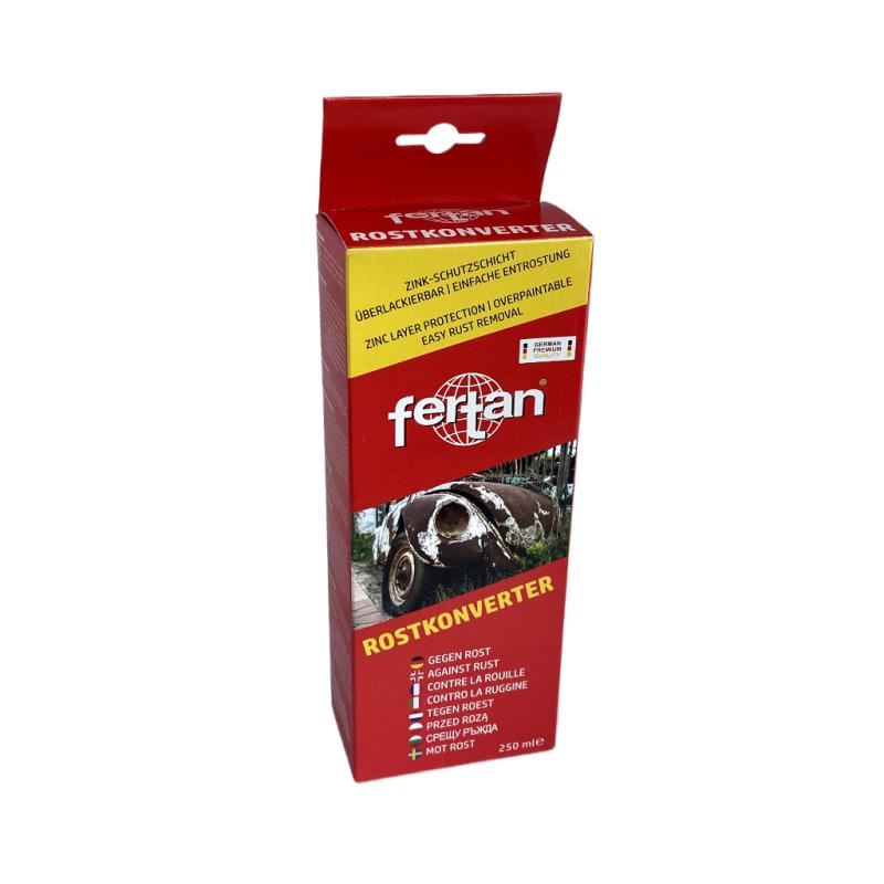 RUST CONVERTER FERTAN 250ml Spray Bottle and Brush Pack
