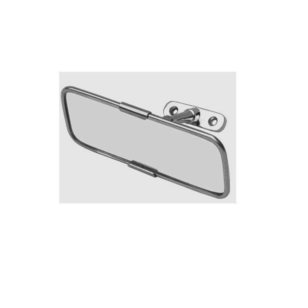 REAR VIEW MIRROR Interior Roof or Dash Mount clip on face Black