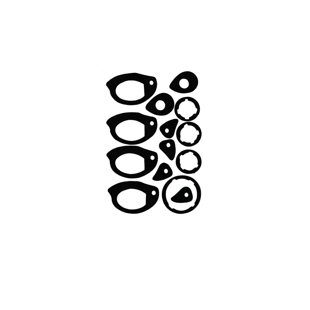 DOOR HANDLE GASKET SET Holden EJ EH Die Cut Set