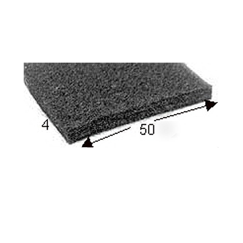 FELT, Black, 50mm (2") x 4.8mm