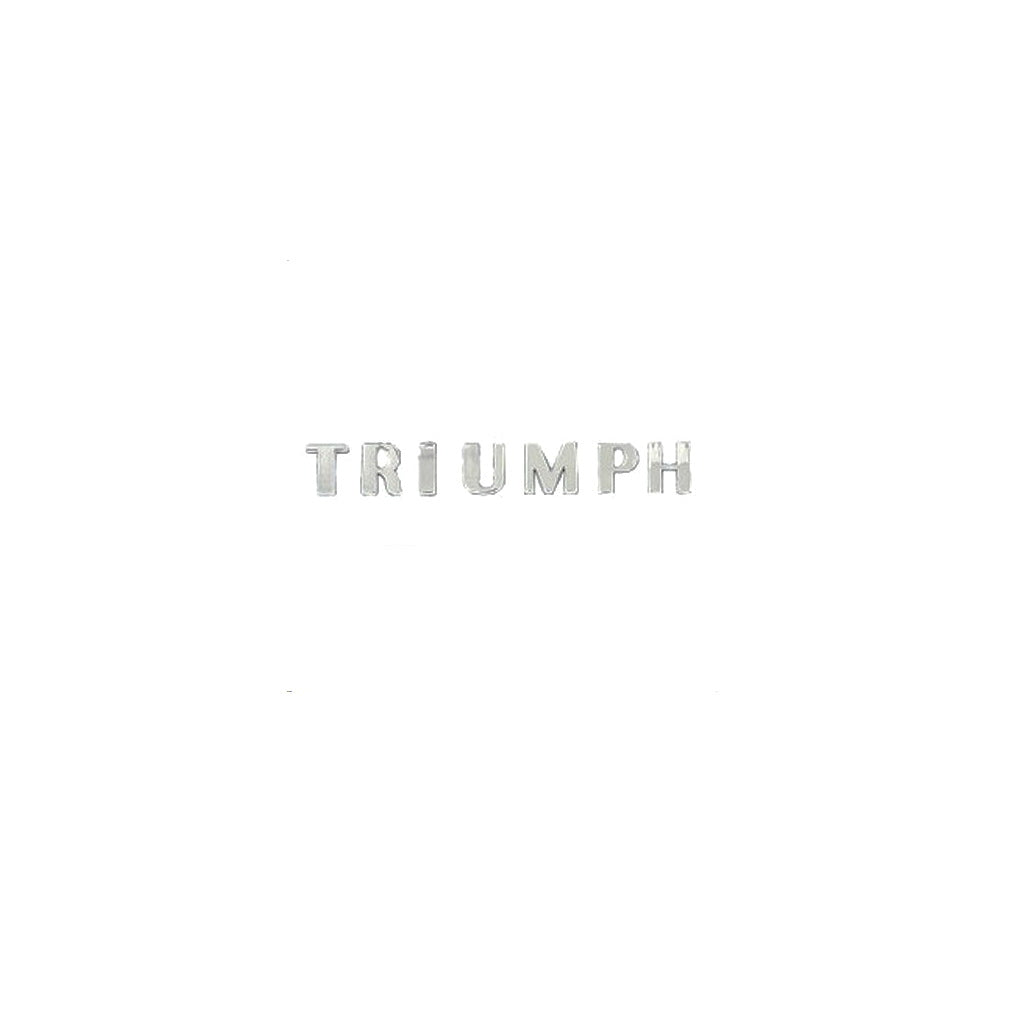 BADGE SET, Triumph - smooth face
