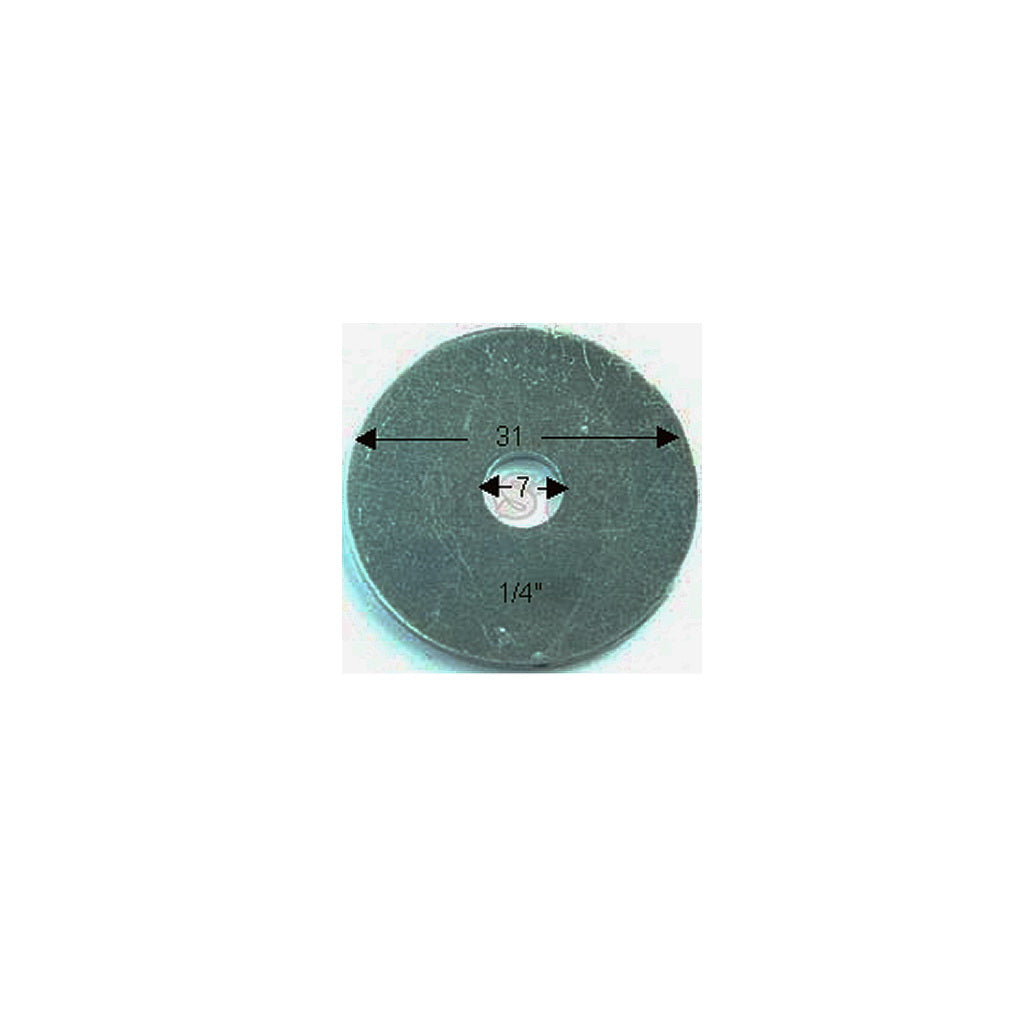 WASHER Fender 1/4" ZP