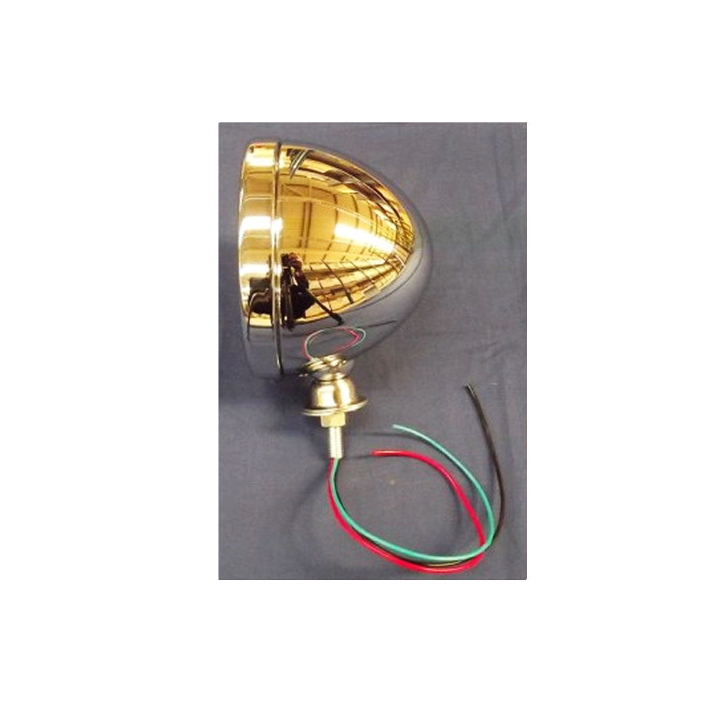 HEADLAMP BOWL, 7" Chrome Pedestal Headlight